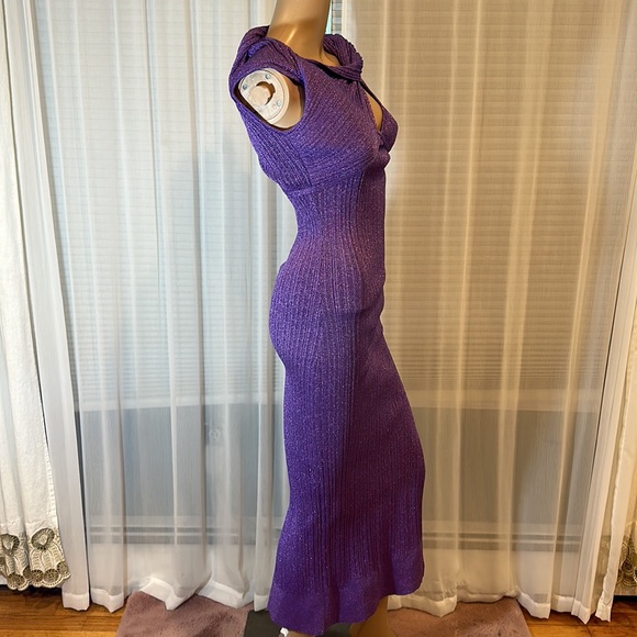 Aknvas Sevrine Cutout Rib-Knit Maxi Dress - Picture 9 of 10